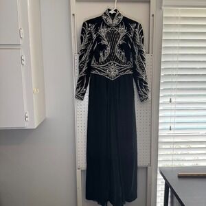 Oleg Cassini | Dresses | Oleg Cassini X Davids Bridals Chiffon Capelet Dress  Size 2 Plum | Poshmark